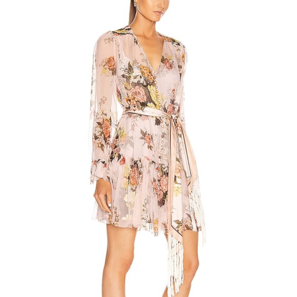 NWT 🌸 ZIMMERMANN Floral Mini Dress - Picture 1 of 14